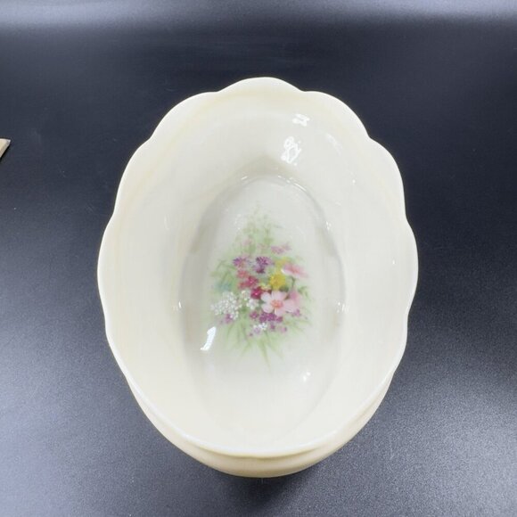 Donegal Parian China Fien Porcelain Irish Rose Vintage Dish Bowl Flower Pattern - Picture 12 of 14